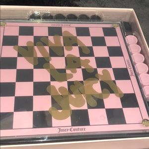 real juicy checker set box open but never used